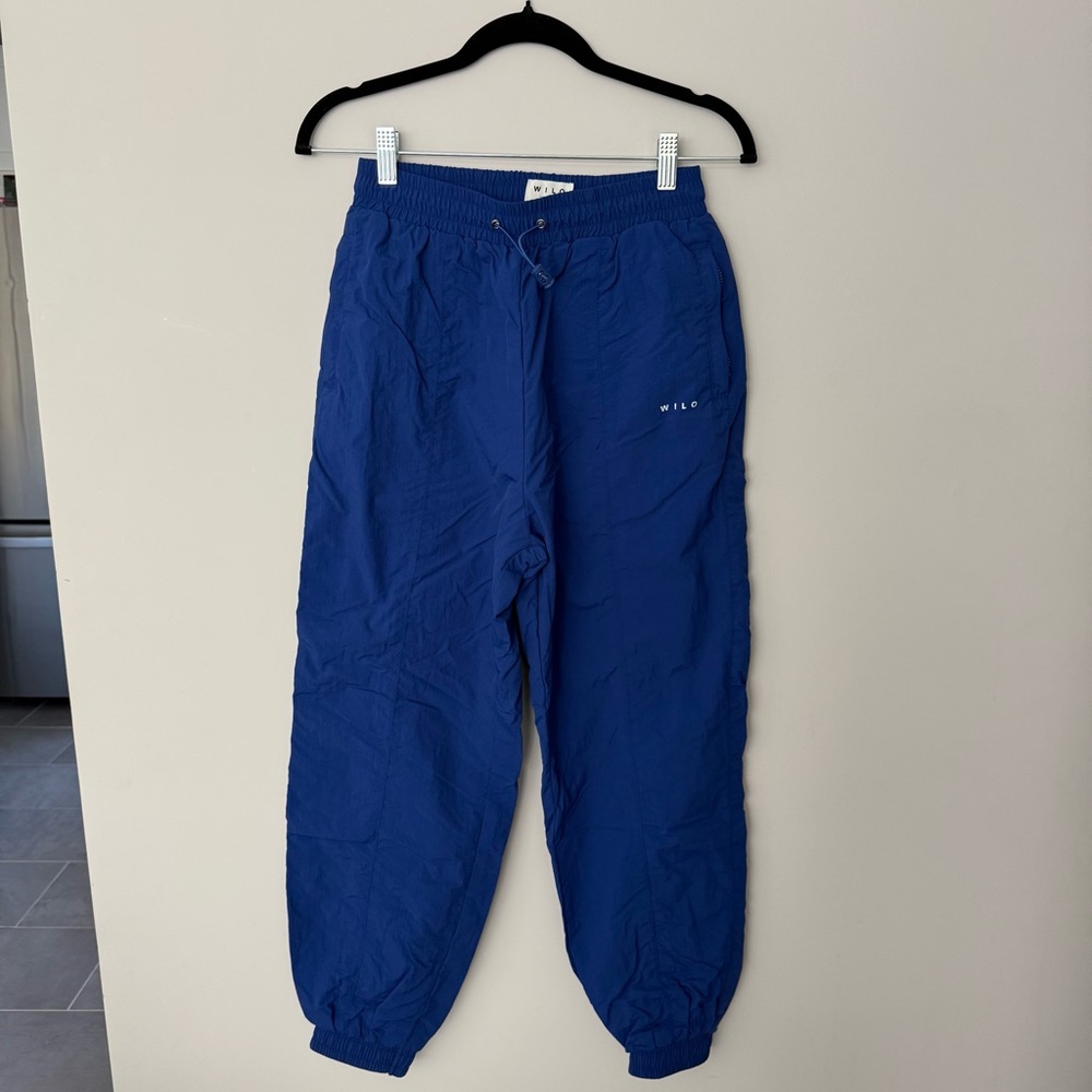 Blue Windbreaker Joggers